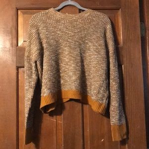 Split open back Sweater